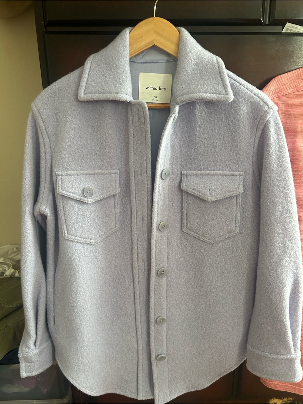 Wilfred Light Lavender Wool-Blend Jacket